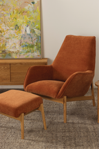 Arna Foot Stool - Rust