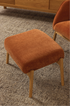 Arna Foot Stool - Rust