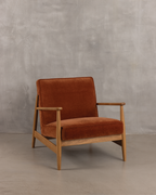 Arna Lounge Chair - Rust