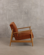Arna Lounge Chair - Rust