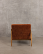 Arna Lounge Chair - Rust