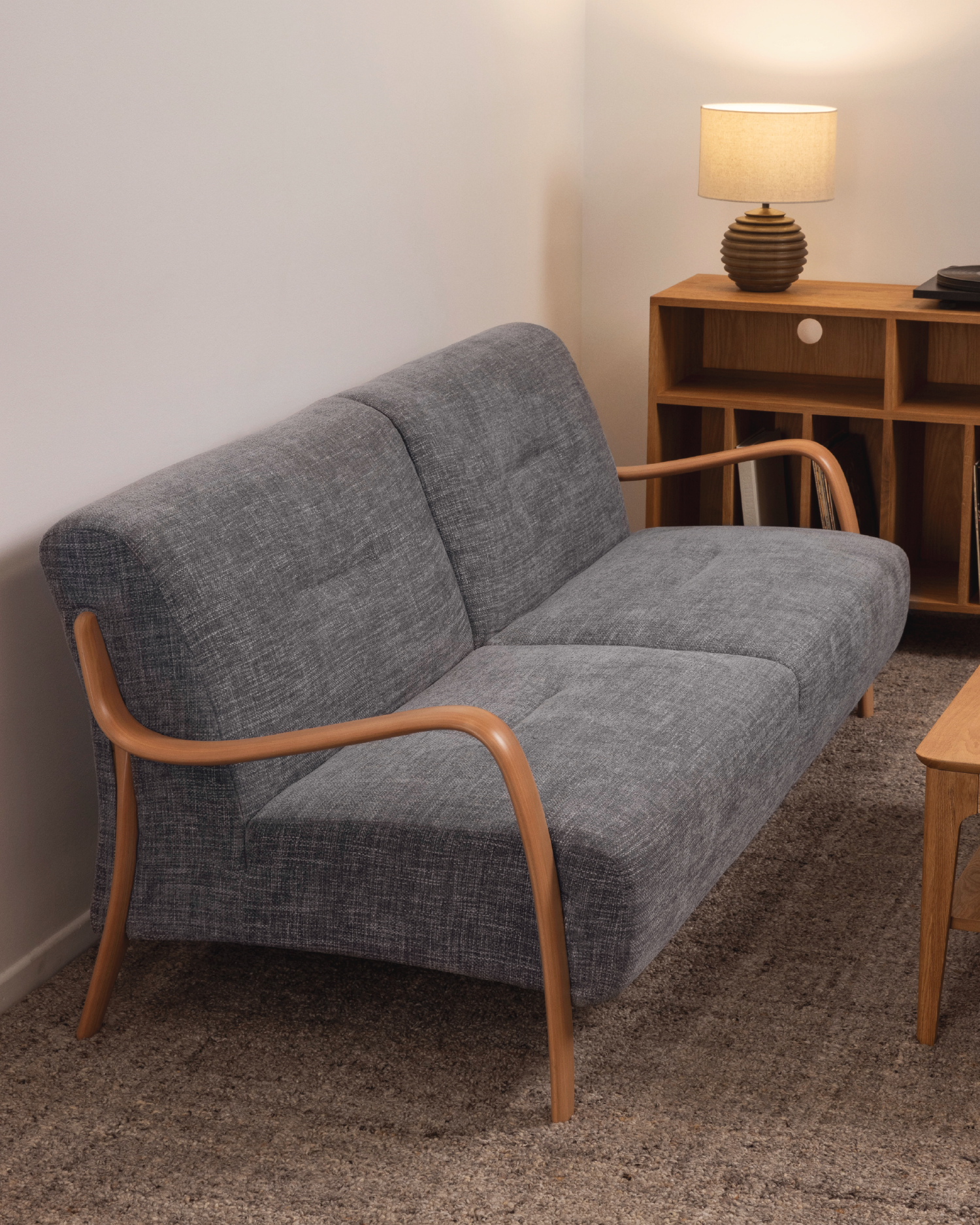 Beech Sofa 3 Seater - Sea Haze