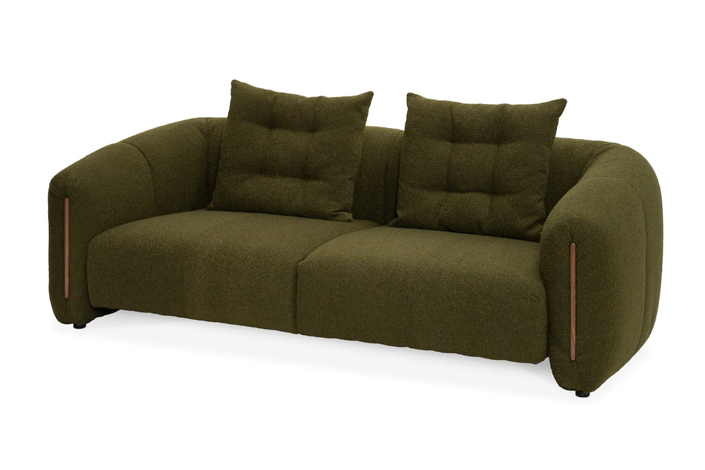 Kurva Sofa 3 Seat - Moss