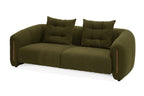 Kurva Sofa 3 Seat - Moss