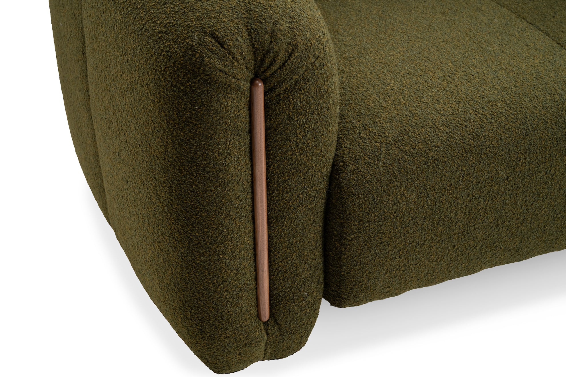 Kurva Sofa 3 Seat - Moss