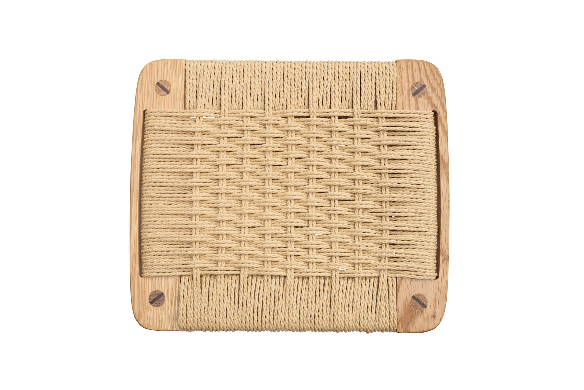 Forest Oak & Paper Cord Counter Stool