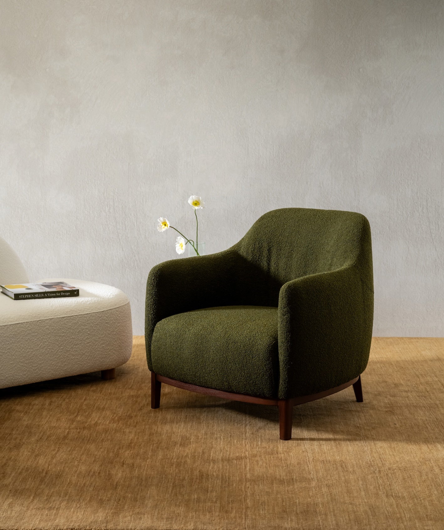 Snug Lounge Chair - Moss