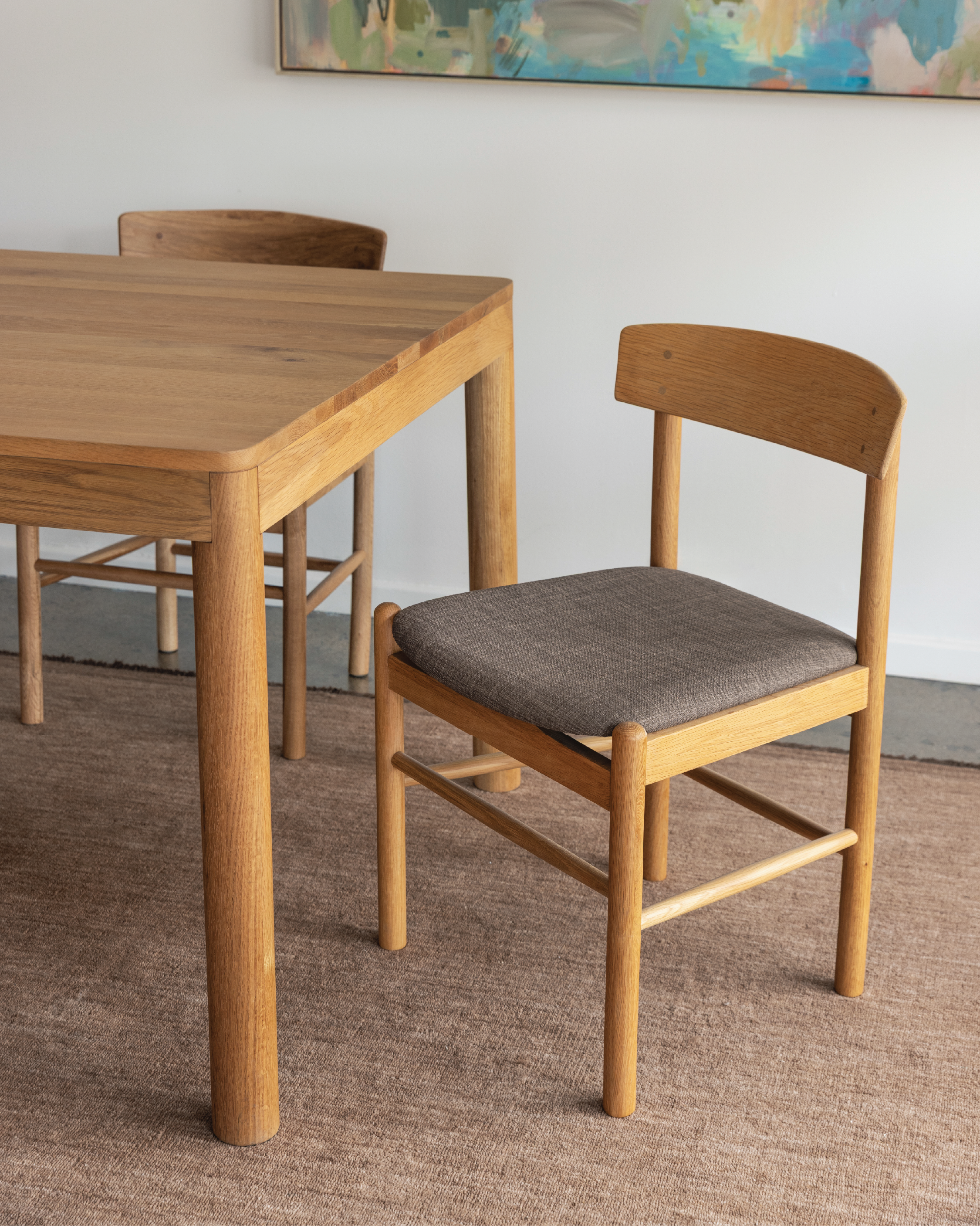 Forest 02 Oak Dining Chair - Mocha