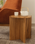 Forest Oak Round Side Table