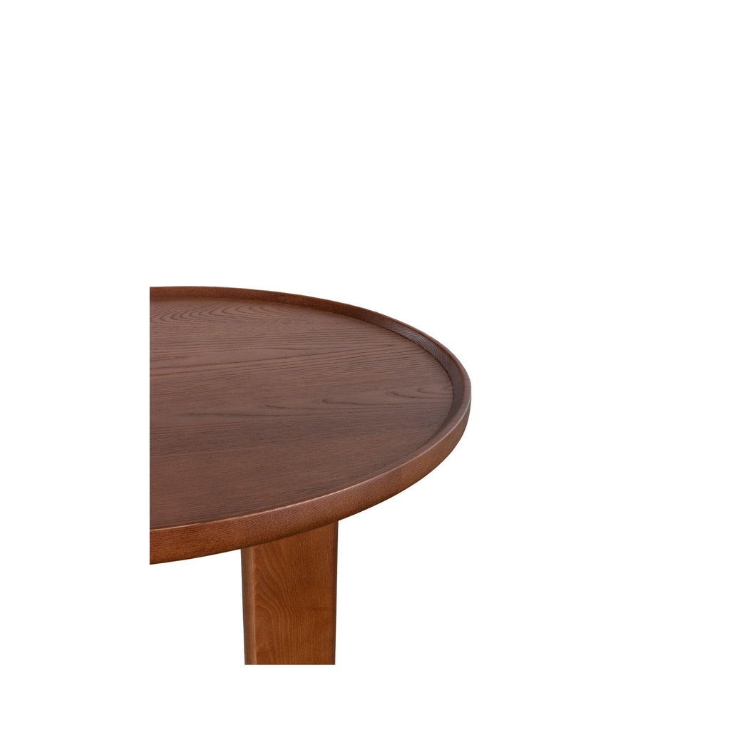 Forma Elm Walnut Side Table