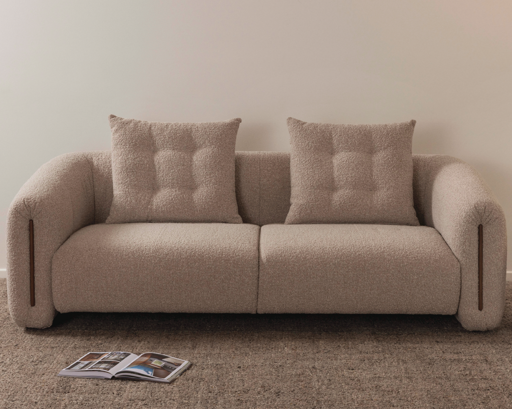 Kurva Sofa 3 Seat - Soft Truffle