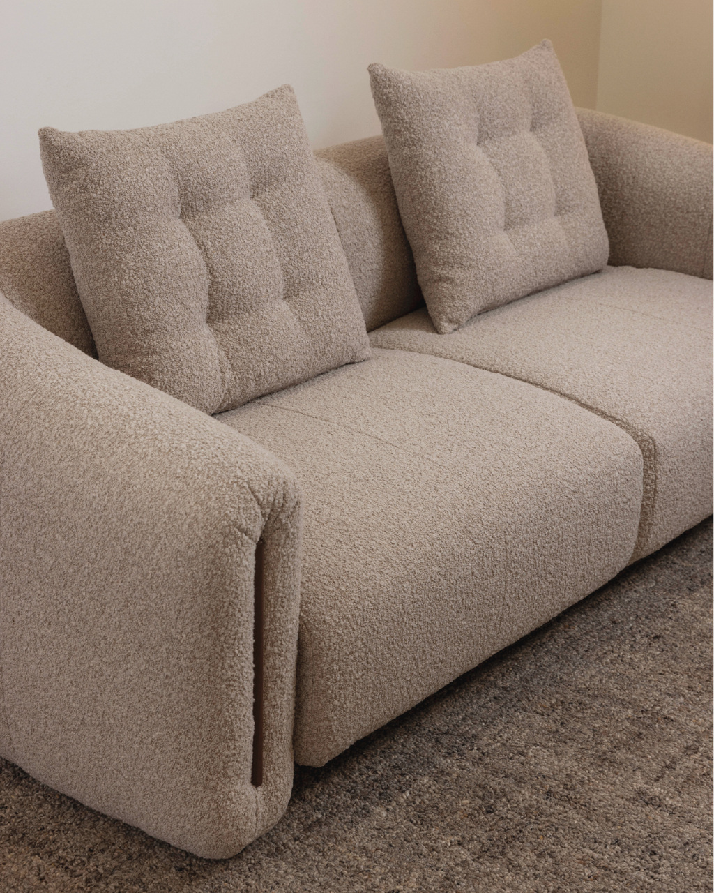 Kurva Sofa 3 Seat - Soft Truffle