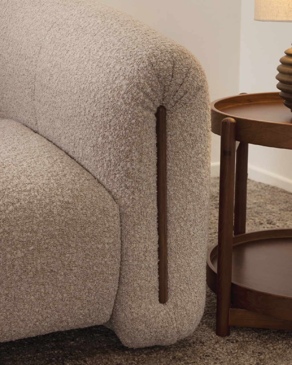 Kurva Sofa 3 Seat - Soft Truffle