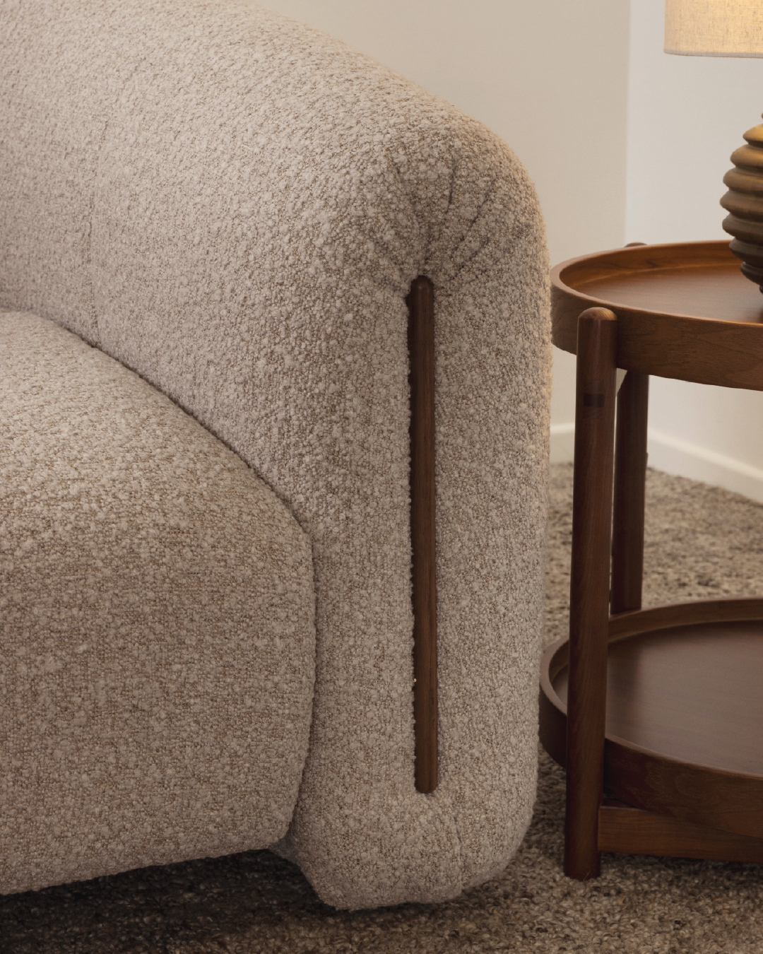 Kurva Sofa 3 Seat - Soft Truffle