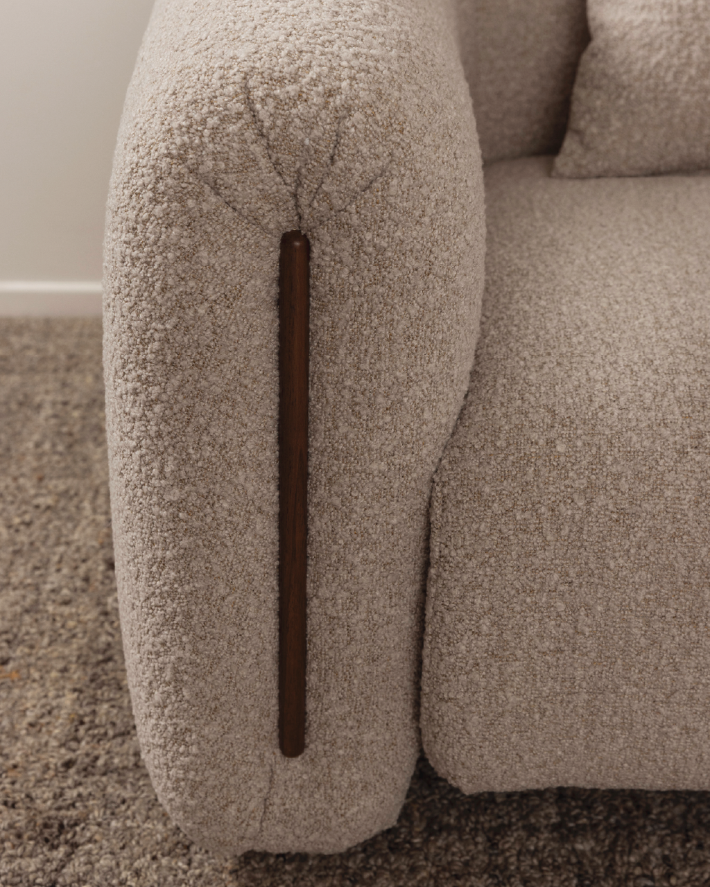 Kurva Sofa 3 Seat - Soft Truffle