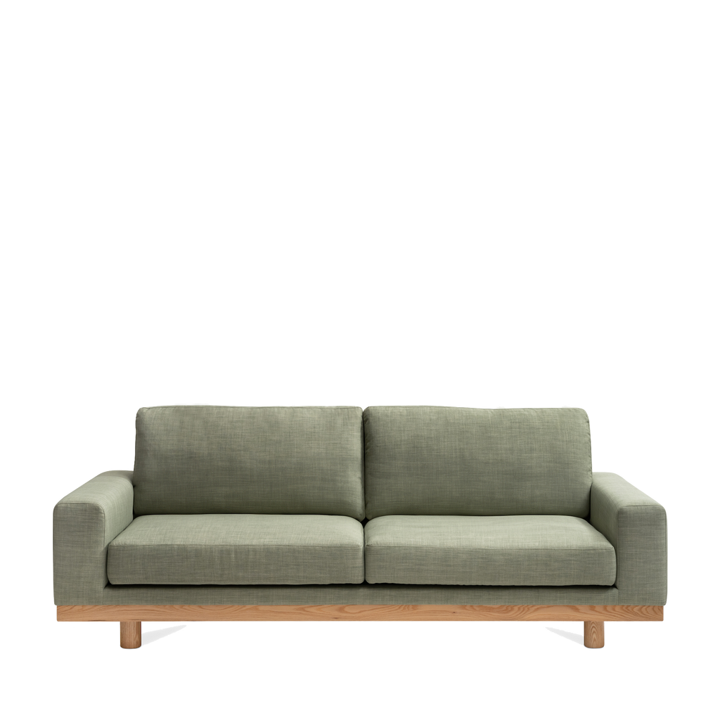 Metsa 3 Seat Sofa - Sage Green