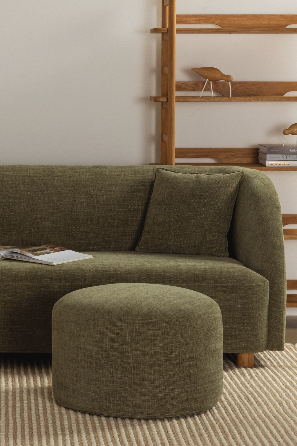 Metsa Ottoman Large - Clover