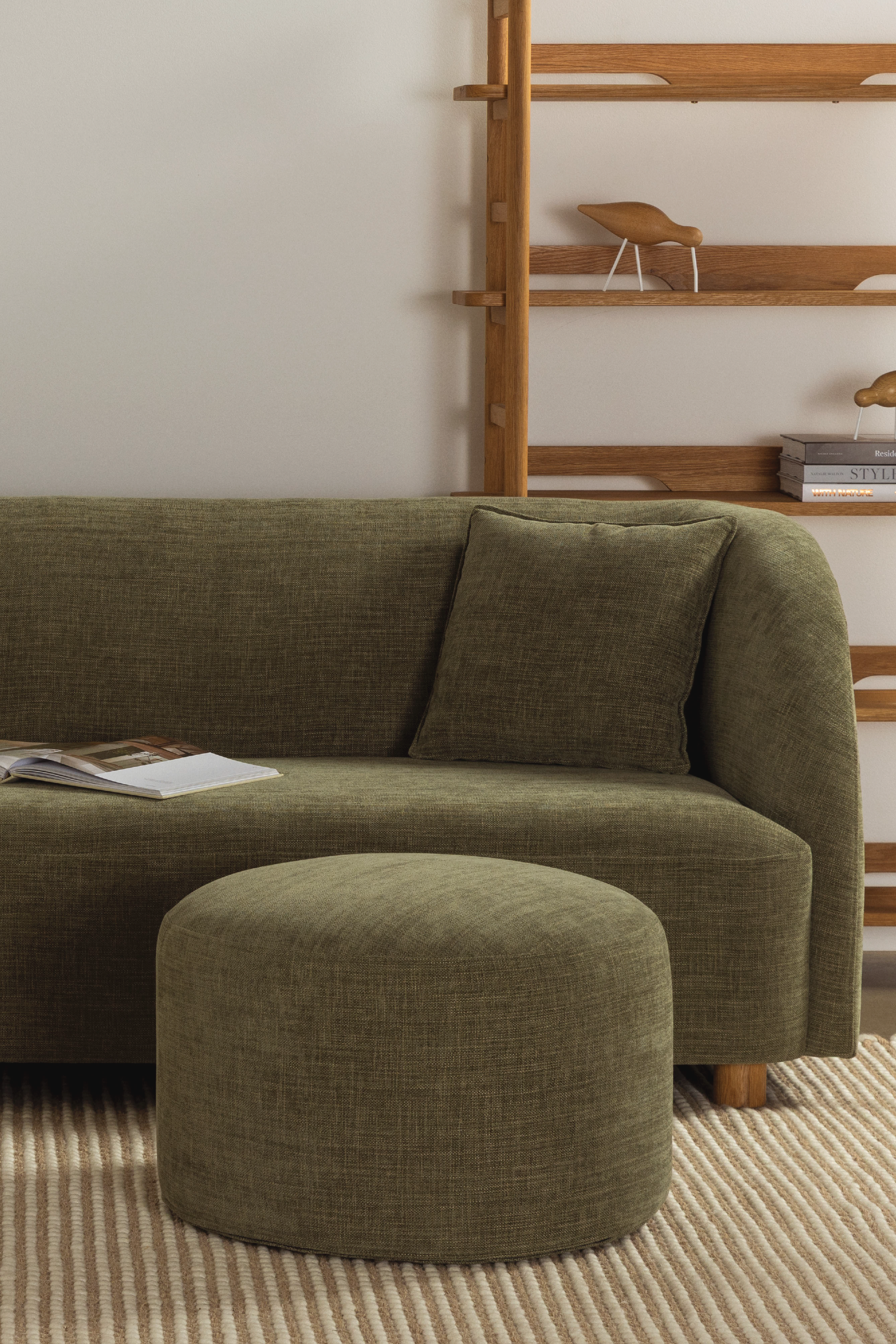 Metsa Ottoman Large - Clover