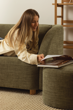 Metsa Ottoman Large - Clover