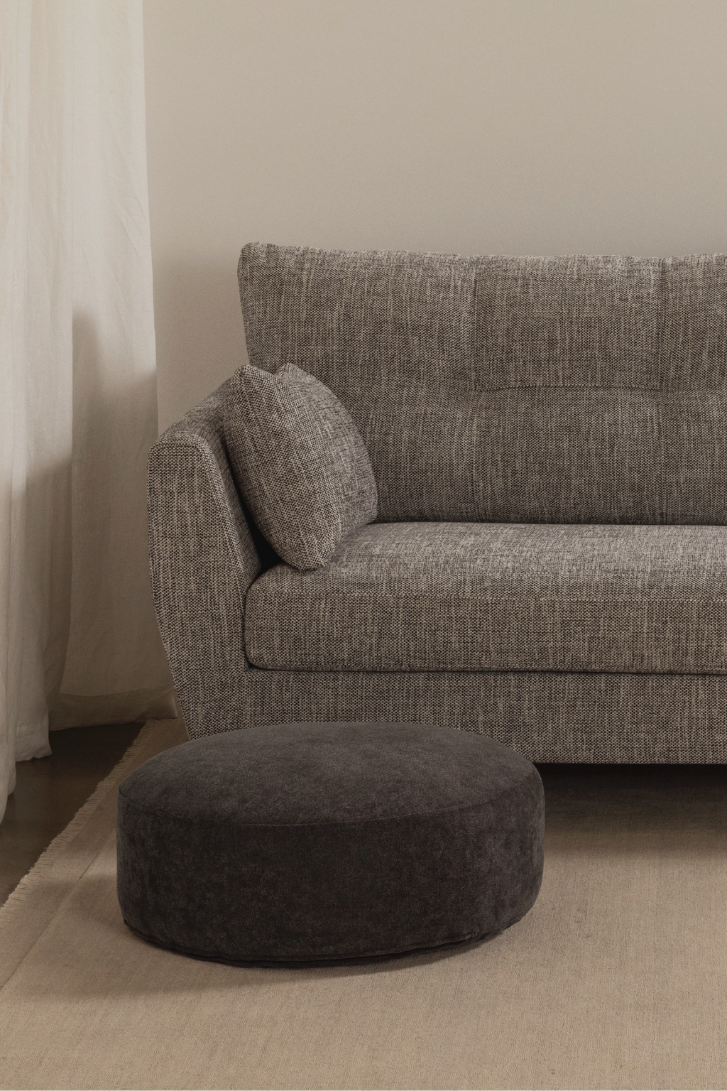 Metsa Ottoman Small - Shadow