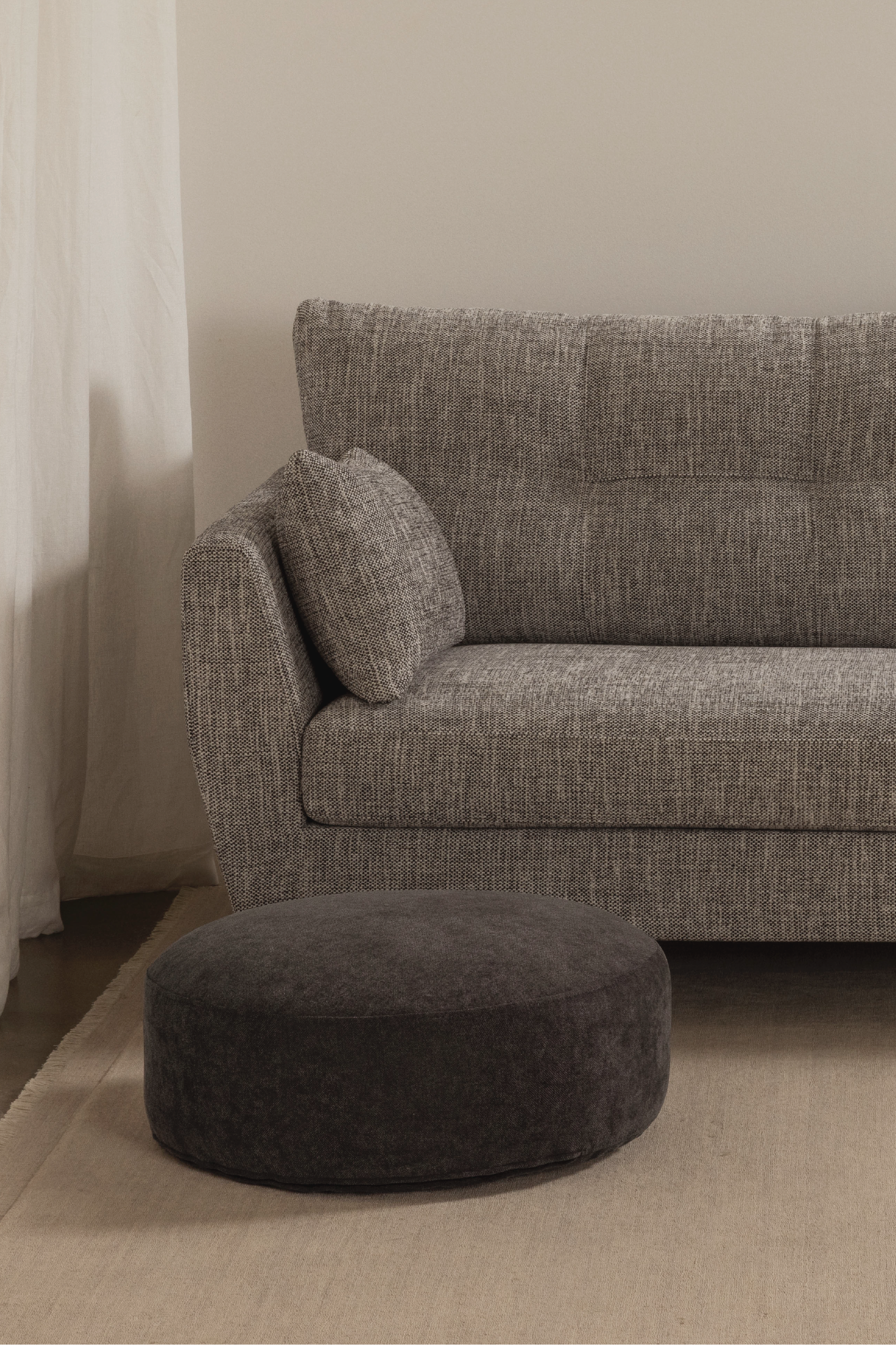 Metsa Ottoman Small - Shadow