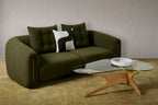 Kurva Sofa 3 Seat - Moss