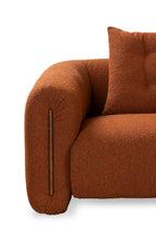 Kurva Sofa 3 Seat - Burnt Orange