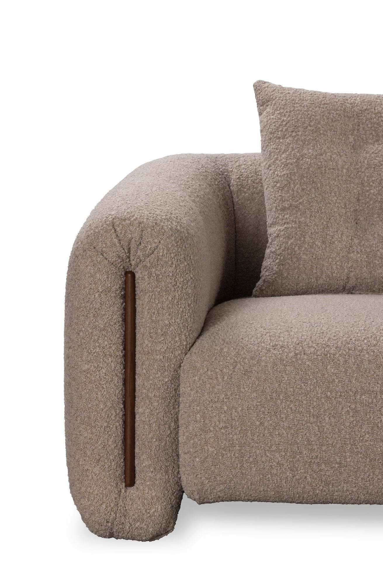 Kurva Sofa 3 Seat - Soft Truffle