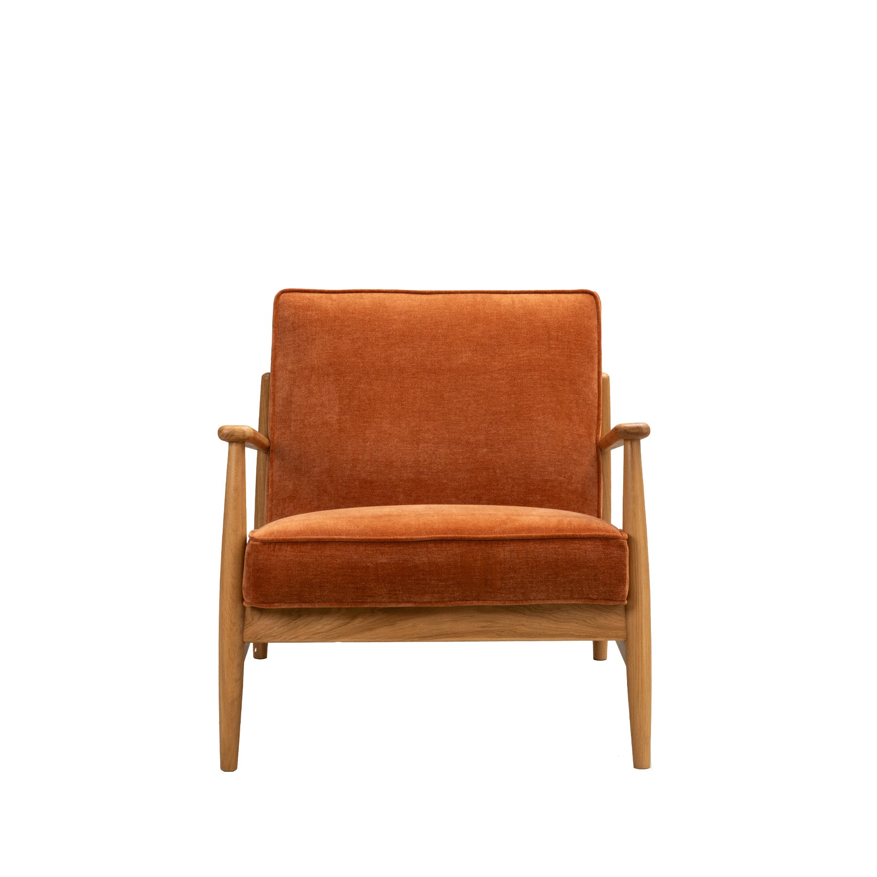 Arna Lounge Chair - Rust