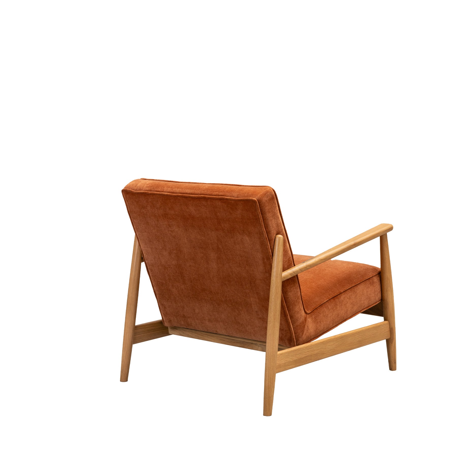 Arna Lounge Chair - Rust