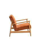 Arna Lounge Chair - Rust