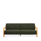 Beech 3 Seat Sofa - Forest Green