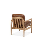 Den Armchair (Oak Frame/Brown Leather)