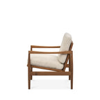 Den Armchair (Walnut Frame/Sandstone)