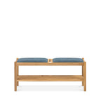Forest Oak Bench - Blue Denim