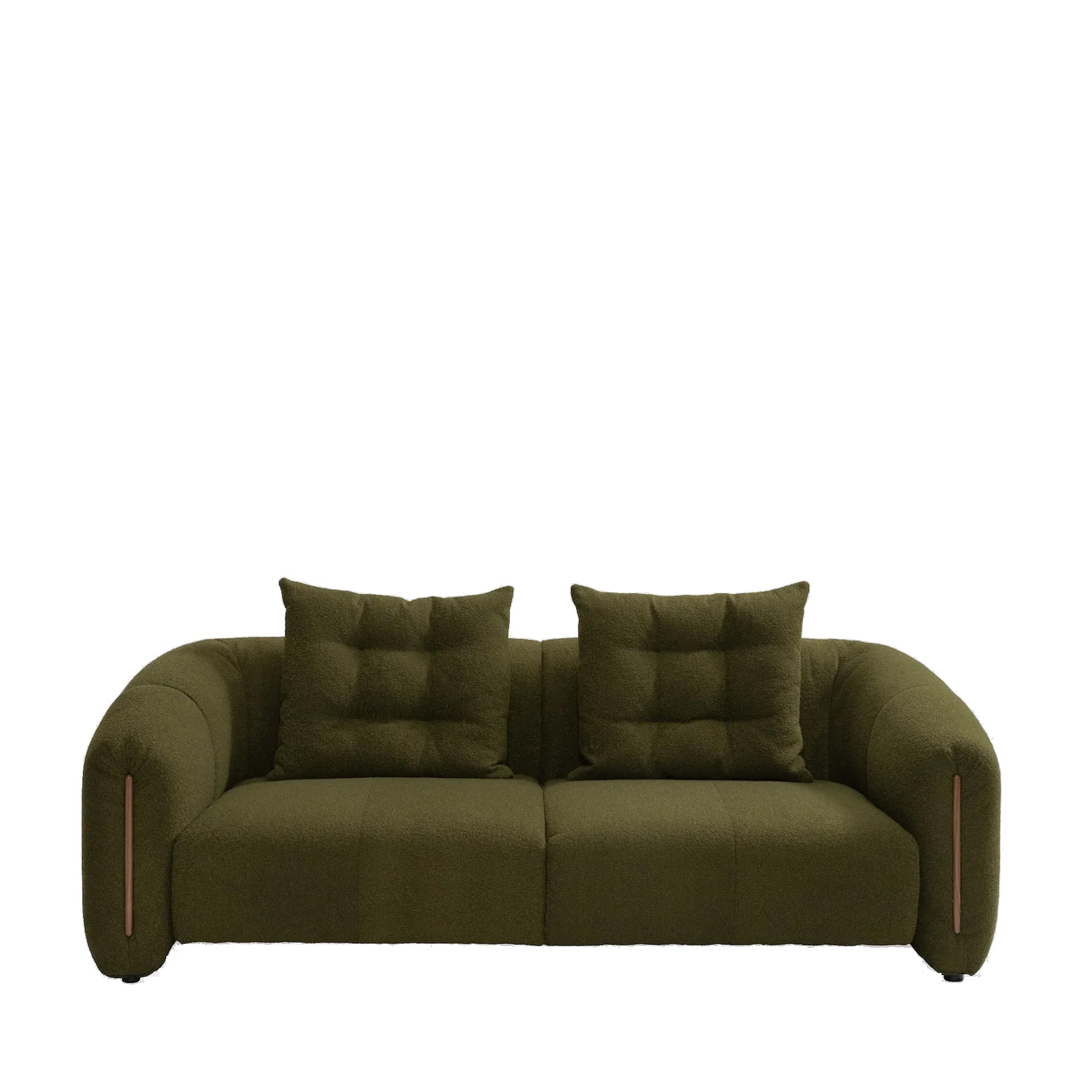 Kurva Sofa 3 Seat - Moss