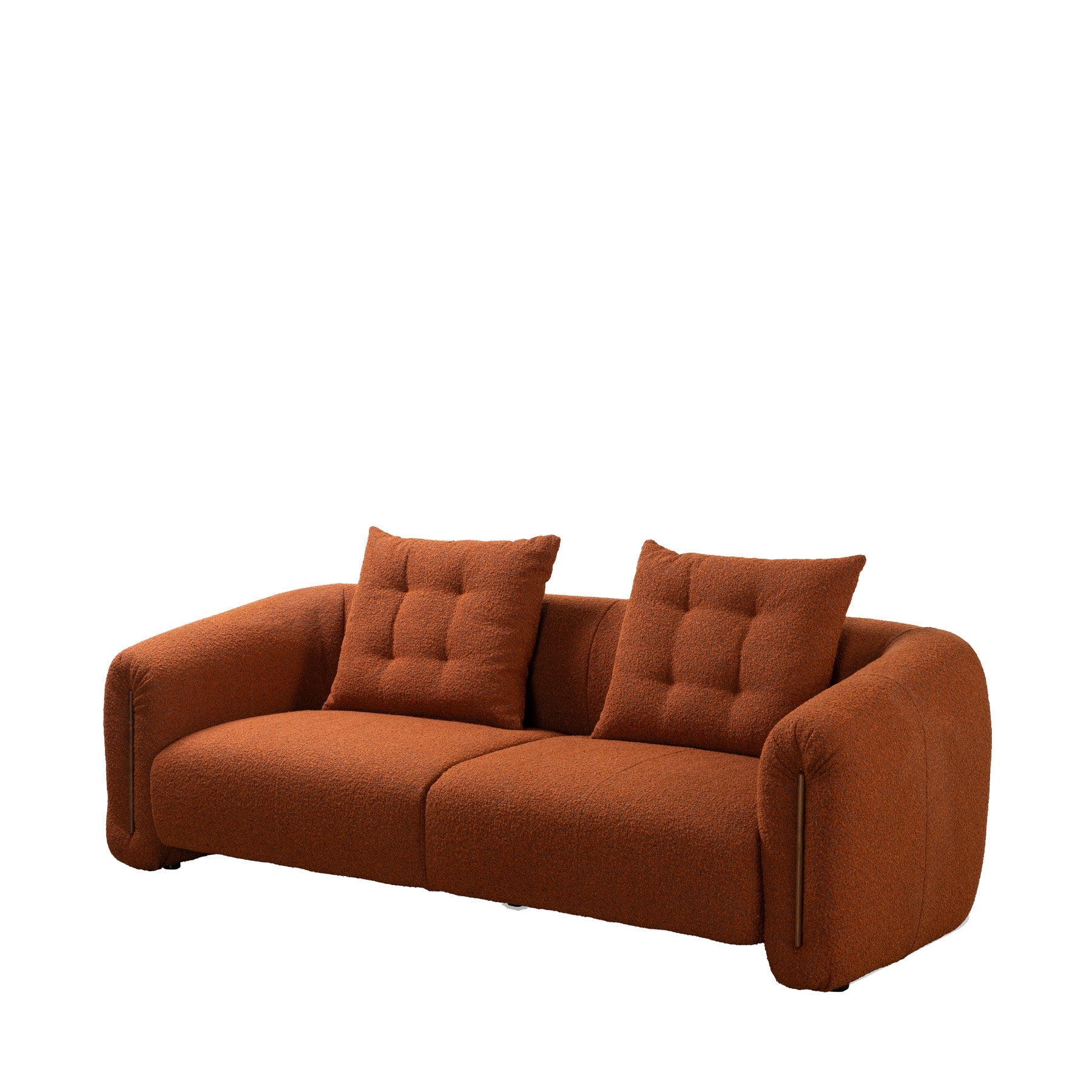 Kurva Sofa 3 Seat - Burnt Orange
