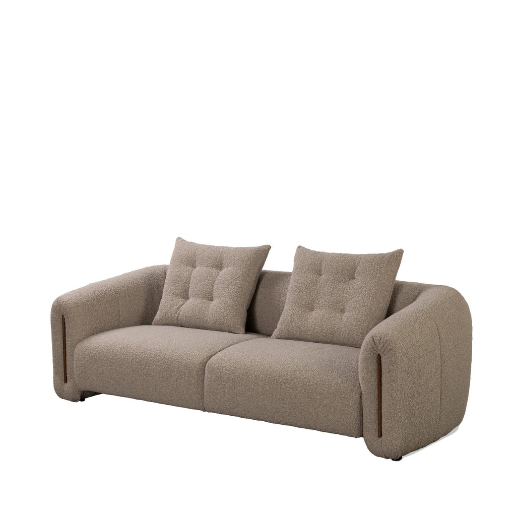 Kurva Sofa 3 Seat - Soft Truffle