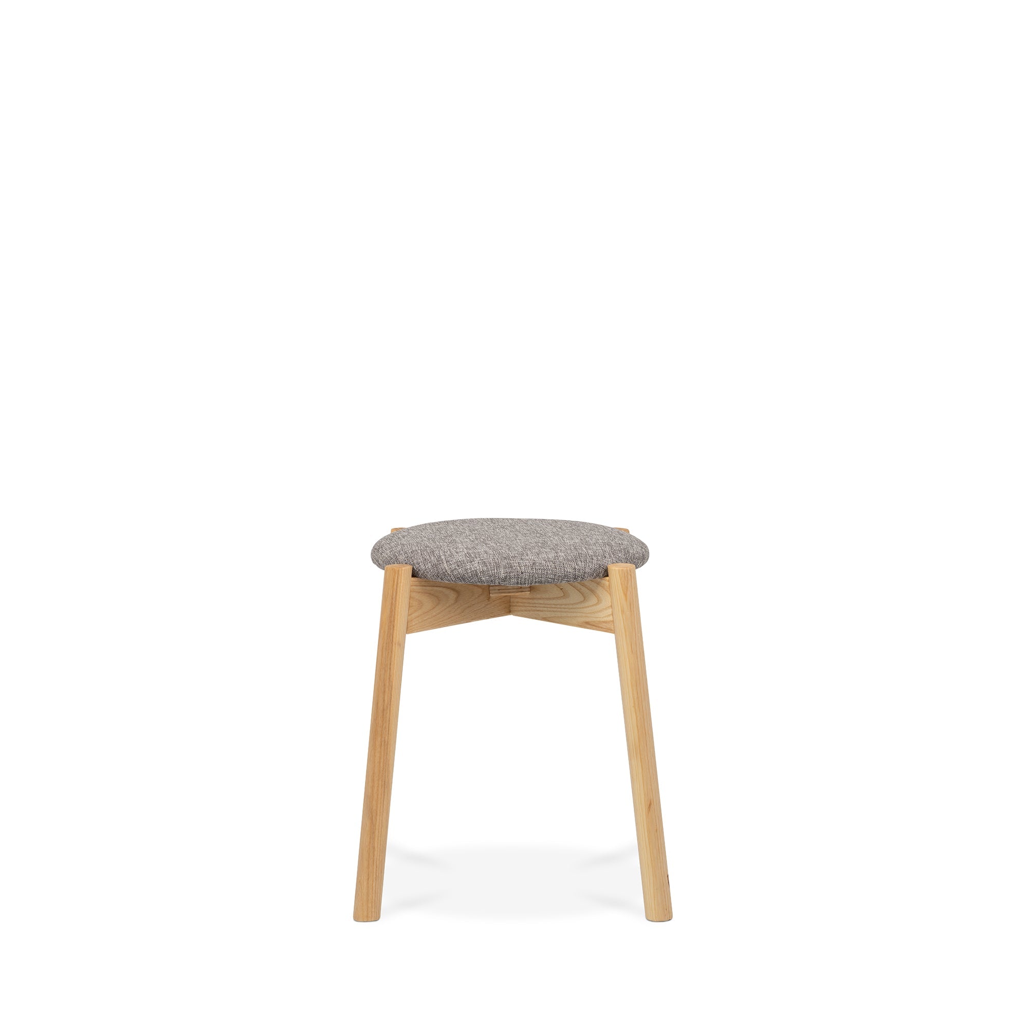 Vara Ash Stool - Shale Grey